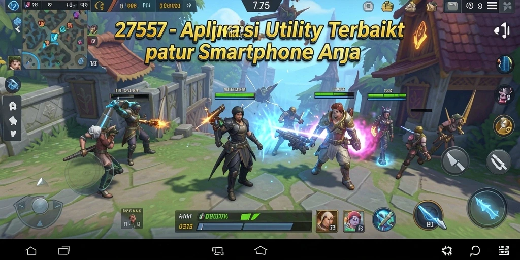 Tampilan utama aplikasi Utility 2757 dengan berbagai fitur canggih.