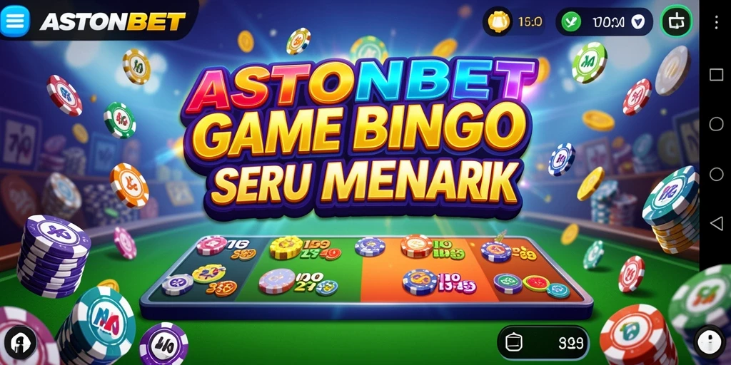 Tampilan gameplay seru ASTONBET dengan interaksi bingo yang menyenangkan.