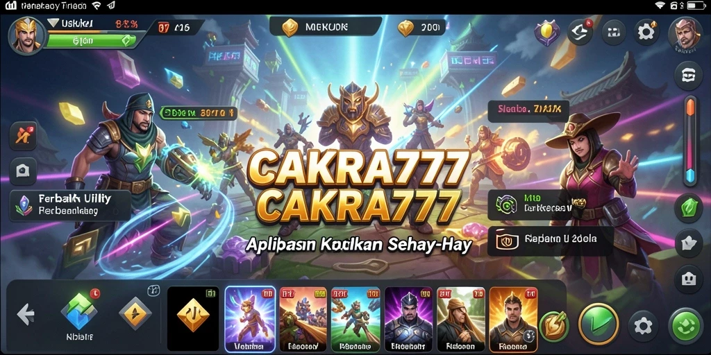 Tampilan CAKRA777 dengan fitur lengkap yang membantu produktivitas sehari-hari.