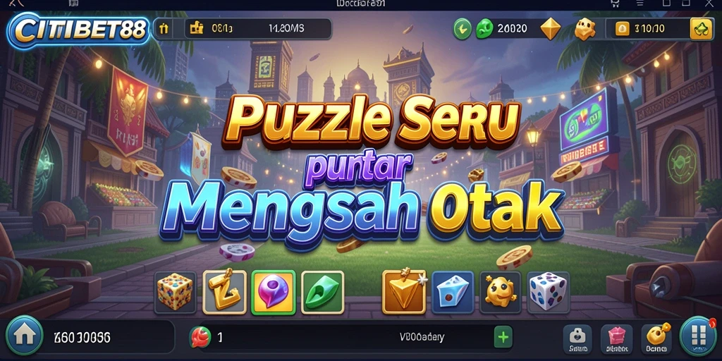 Tampilan gameplay CITIBET88 yang menarik dan penuh tantangan puzzle.
