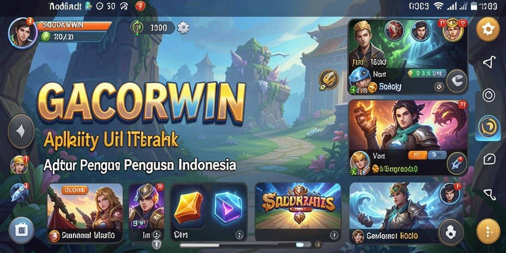 Tampilan antarmuka GACORWIN yang intuitif dan fungsional.