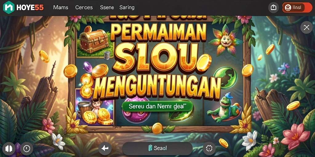 Tampilan gameplay slot yang menarik dan mengasyikkan di HOYE55.