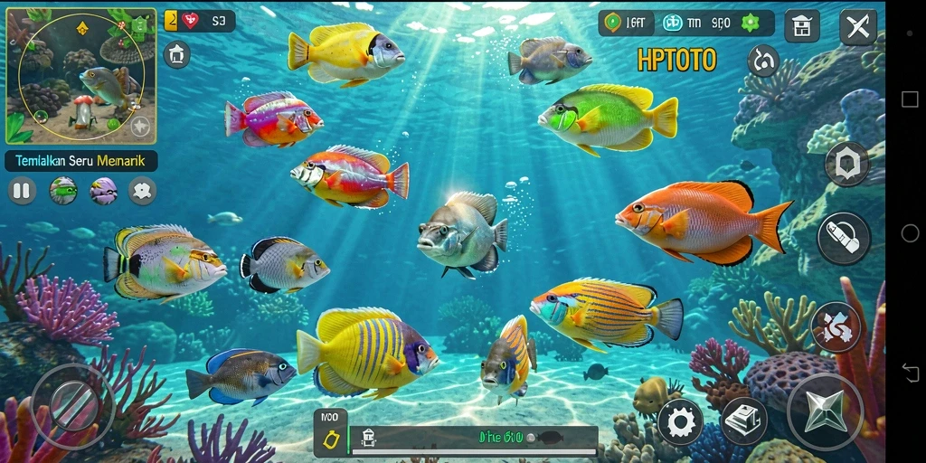 Gameplay seru menembak ikan di HPTOTO.
