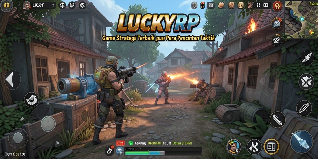 Tangkapan layar gameplay <strong>LUCKYRP</strong> menampilkan pertempuran strategis yang mendebarkan.