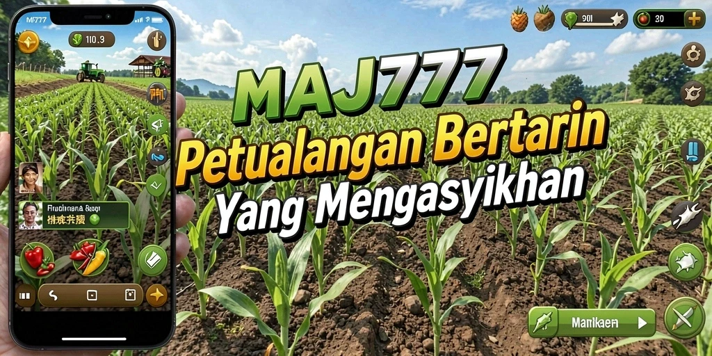 Tampilan gameplay Farming yang mendebarkan dan memikat.