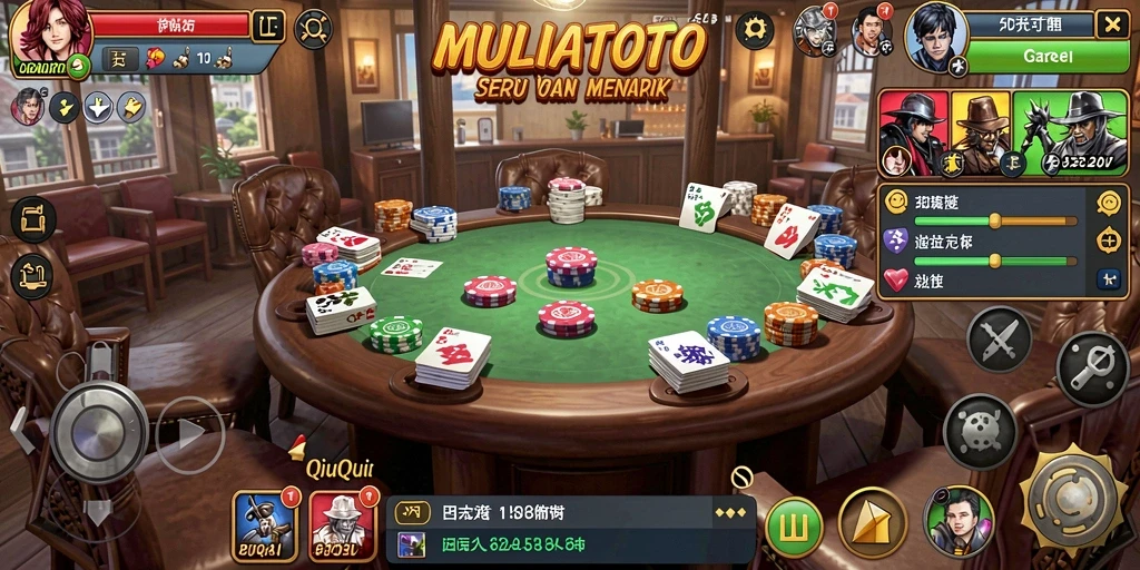 Tampilan gameplay QiuQiu yang seru dan menarik di MULIATOTO.