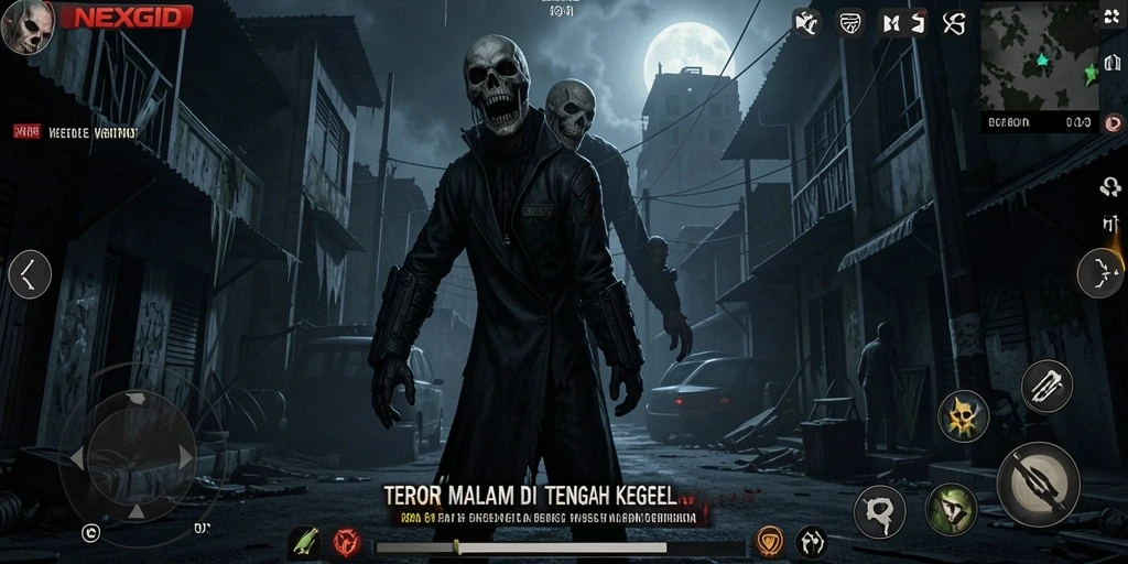 Gameplay <strong>NEXGID</strong> yang menegangkan dengan elemen Horror yang mendalam.