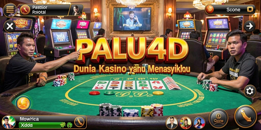 Tampilan menarik dari gameplay kasino PALU4D yang mendebarkan.