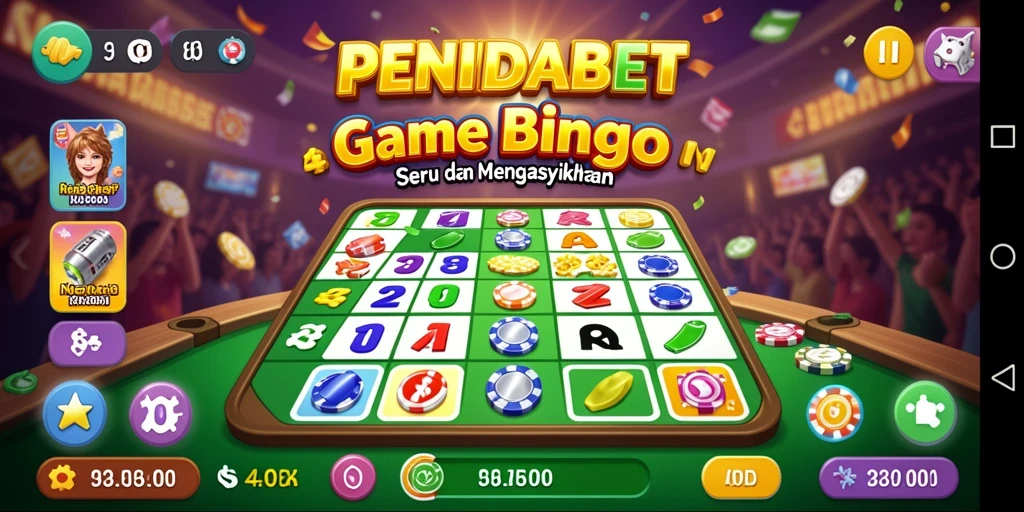 Screenshot gameplay Bingo yang mendebarkan di PENIDABET.