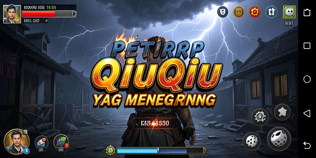 Gambar menampilkan aksi seru gameplay QiuQiu di PETIRRP.