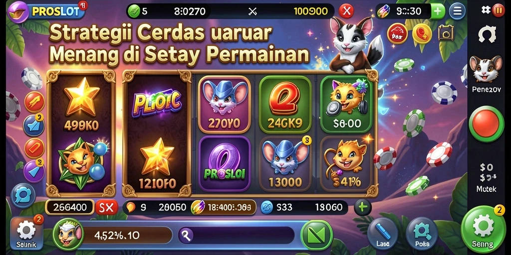 Tampilan gameplay PROSLOT yang menarik dan penuh tantangan.