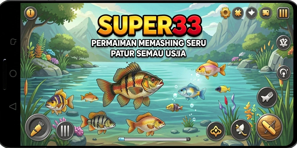 Tangkapan ikan terbesar di <strong>SUPER33</strong>, gameplay memancing yang sangat menarik.