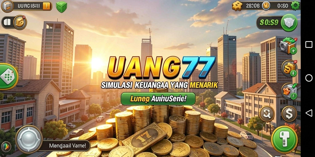 Gameplay UANG77 yang menarik dan mendidik tentang manajemen keuangan.