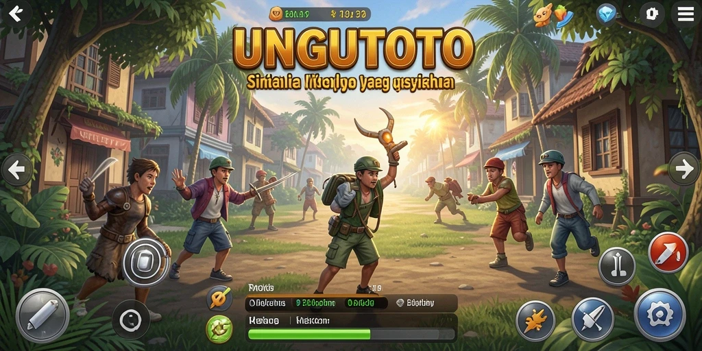 Tangkapan layar UNGUTOTO menunjukkan momen gameplay yang mendebarkan.