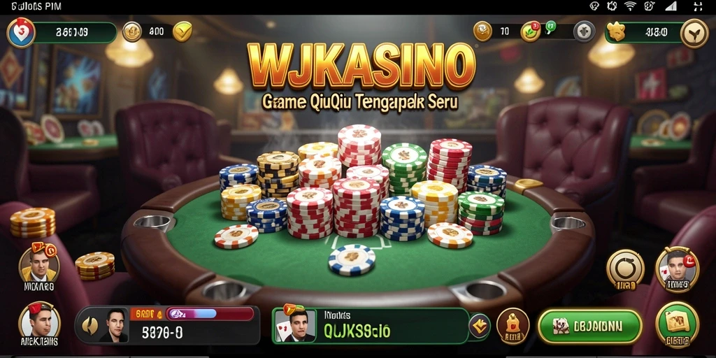 Tampilan gameplay seru dalam WJKASINO QiuQiu.
